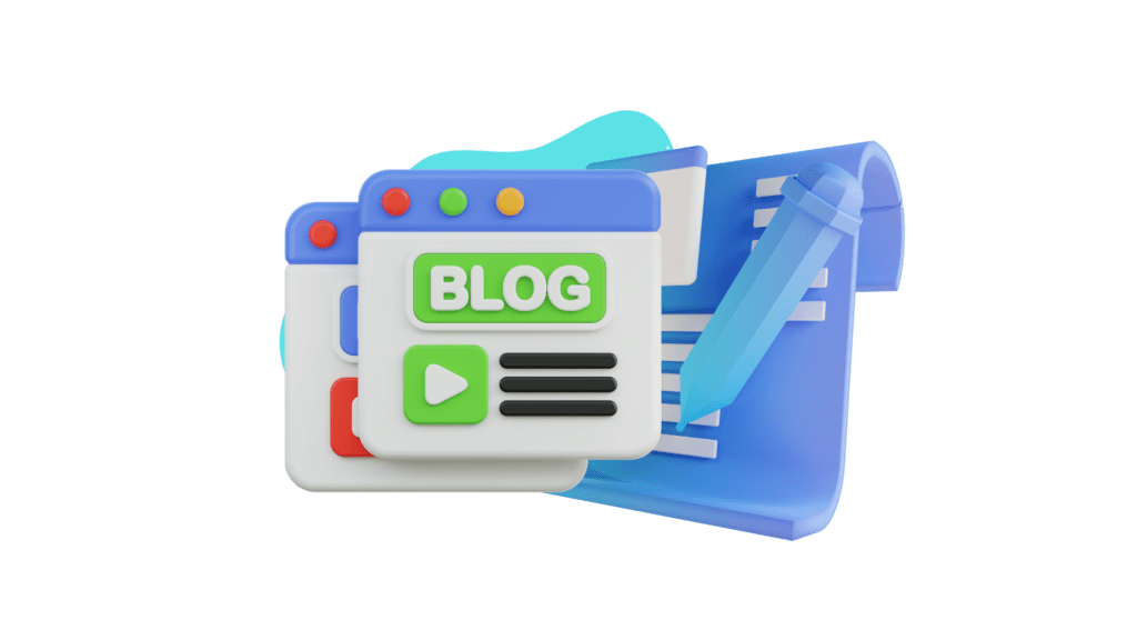 3D banner image for Blog